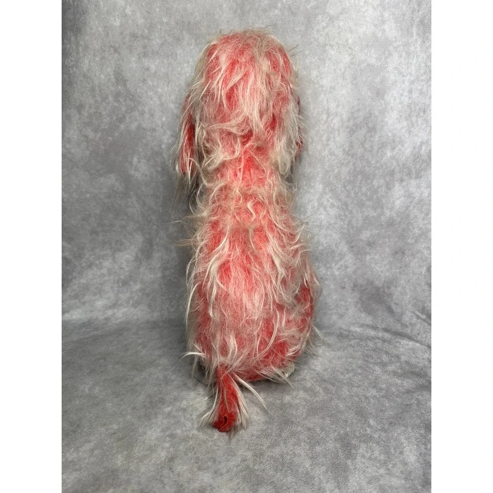 Vintage Fable Toy Plush Red‎ Dog Carnival Fair Scruffy Plush